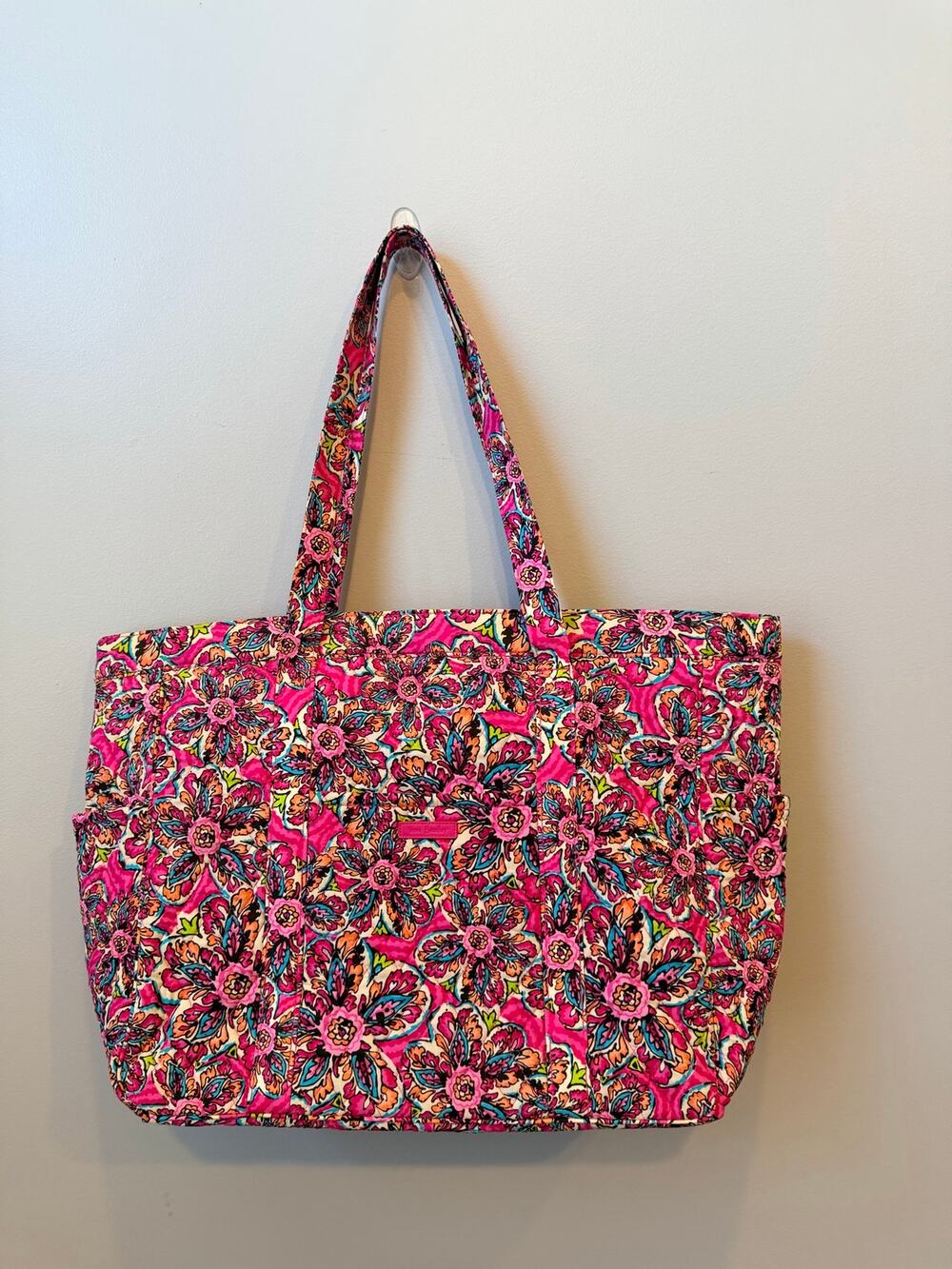 NWT Vera Bradley Rare Get Going Tote Bag - Y2K Sunburst Floral Quilted Cotton XL